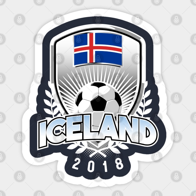 Iceland Soccer 2018 Sticker by Styleuniversal